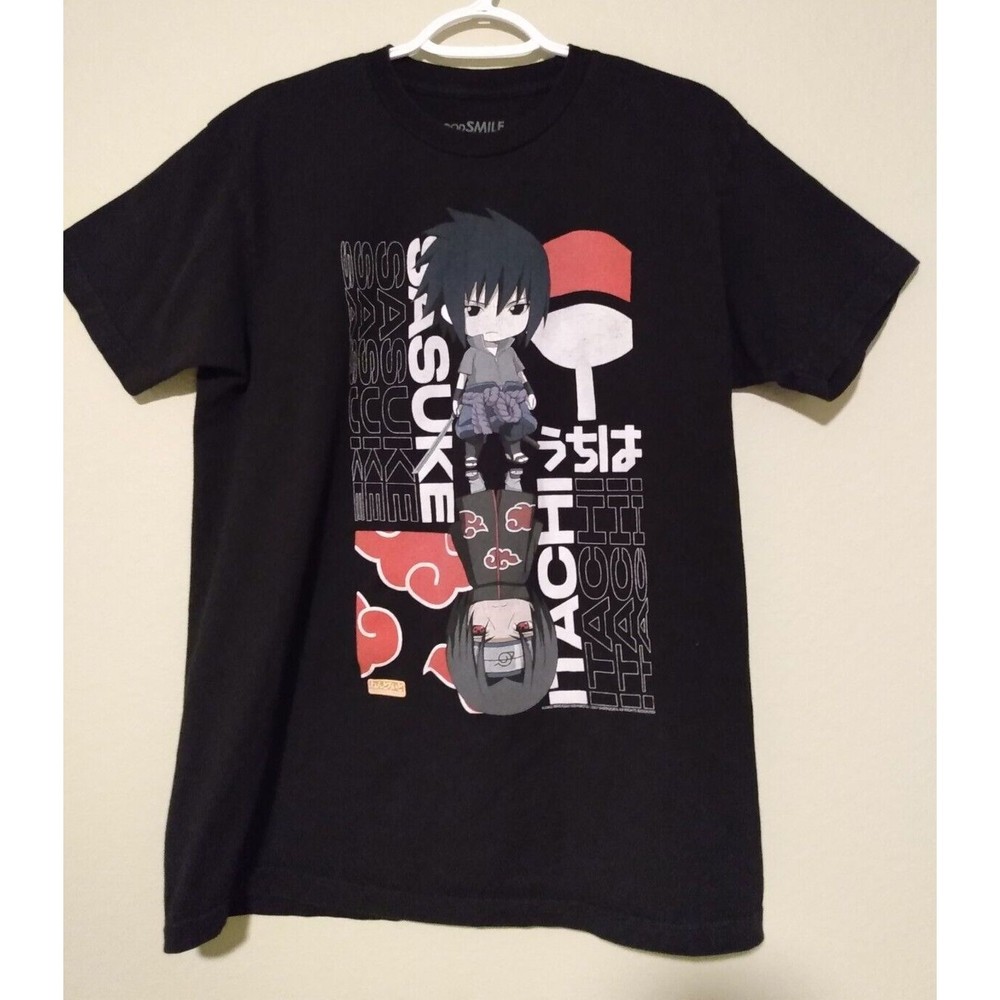 Good Smile Company Shippuden Naruto Sasuke Itachi Black T Shirt L